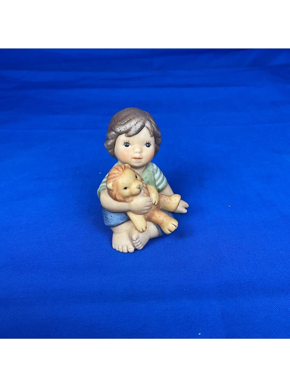 Goebel Nina & Marco "Marco with Lion" Porcelain Figurine - With Original Box